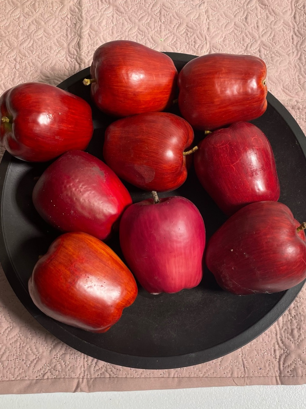 Red Decorative Apple Set for Home Kitchen - Unbranded